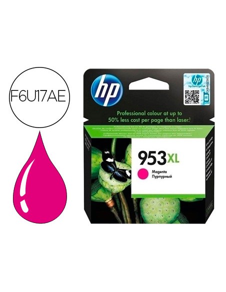 Ink-jet hp 953xl officejet pro 7730 / 8218 / 8710 / 8715 / 8720 / 8725 / 8730 / 8740 / 8745 magenta 1.450 pag