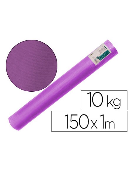 Papel kraft verjurado liderpapel violeta ancho 1 m lomgitud 150 m gramaje 65 gr peso 10 kg