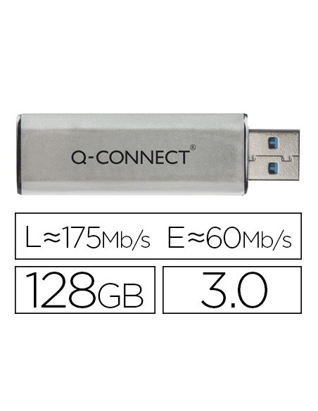 Memoria usb q-connect flash 128 gb 3.0