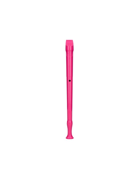 Flauta hohner 9508 color rosa funda verde y transparente