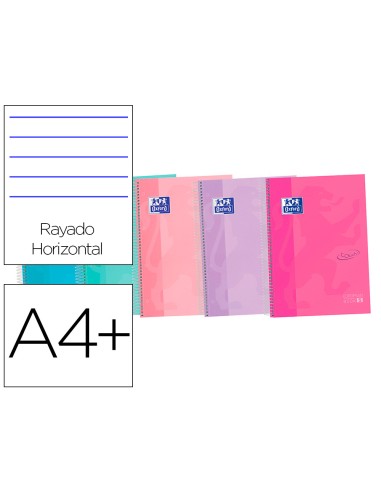 Cuaderno espiral oxford ebook 5 tapa extradura...