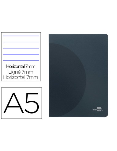 Libreta liderpapel 360 tapa de plastico a5 48...