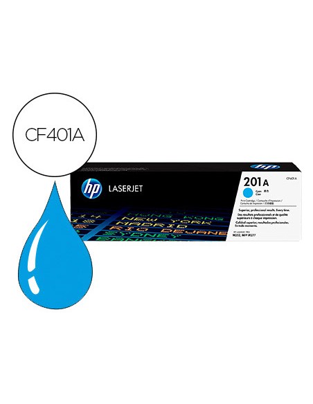 Toner hp color laserjet pro mfp m277 / m274 / m252 cian 1400 paginas