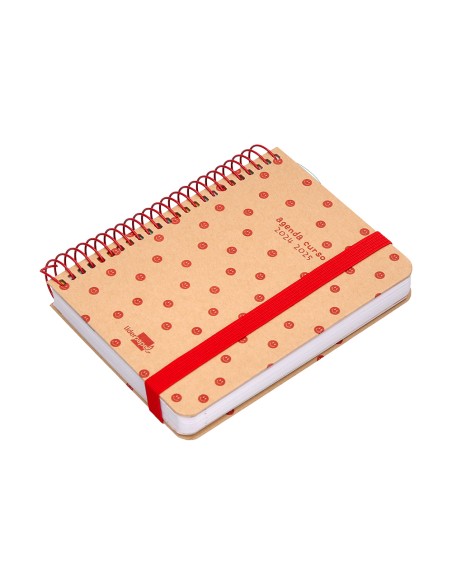 Agenda escolar liderpapel año 24 - 25 escolar classic smile día página a6 tetra