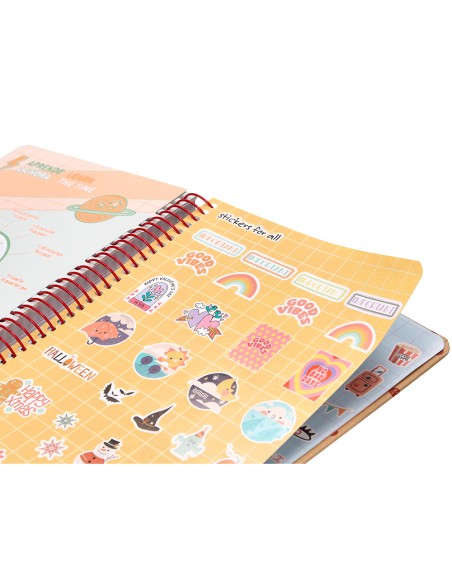 Agenda escolar liderpapel año 24 - 25 escolar classic smile día página a6 tetra
