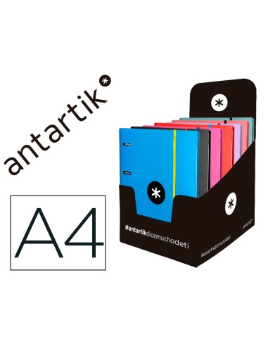 Carpeta con recambio antartik a4 cuadro 5mm...