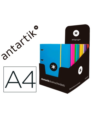 Carpeta con recambio antartik a4 cuadro 5mm...