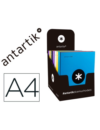 Carpeta 4 anillas 40 mm mixtas antartik a4...