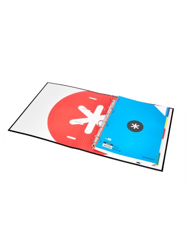Carpeta con recambio antartik a4 cuadro 5mm...