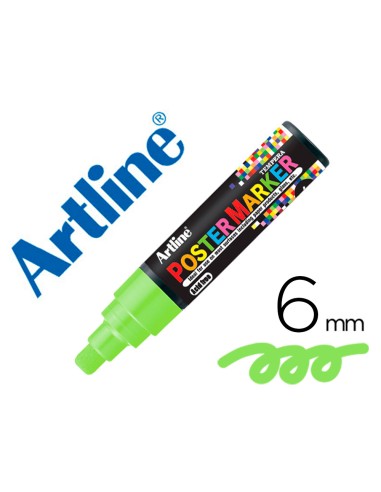 Rotulador artline poster marker epp-6-ver flu...