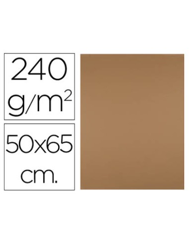 Cartulina liderpapel 50x65 cm 240g/m2 marron...