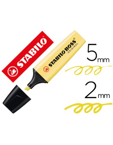 Rotulador stabilo boss pastel fluorescente 70...