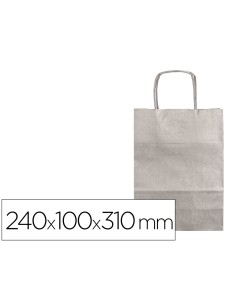 Bolsa kraft q-connect plata...