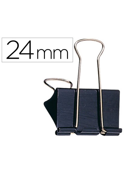 Pinza metalica q-connect reversible n.2 24 mm caja de 10 unidades