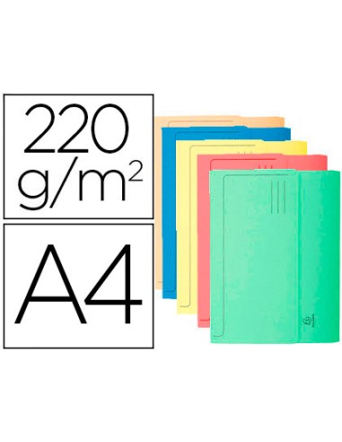 Subcarpeta cartulina con bolsa exacompta din a4...