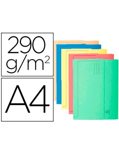 Subcarpeta cartulina con bolsa exacompta din a4...