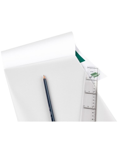 Bloc papel vegetal liderpapel encolado 50 hojas...
