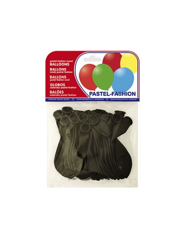 Globo 100% latex biodegradable pastel negro...