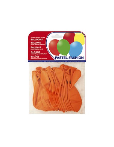 Globo 100% latex biodegradable pastel naranja...