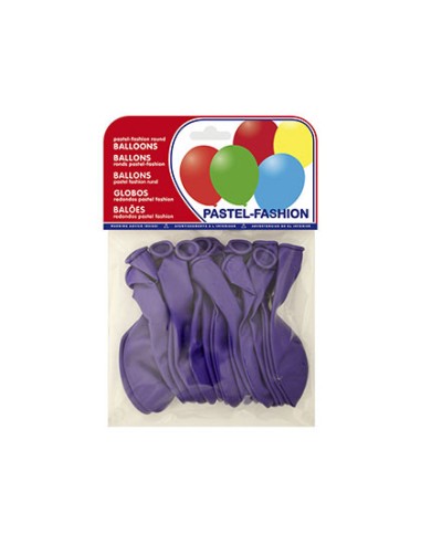Globo 100% latex biodegradable pastel lila...
