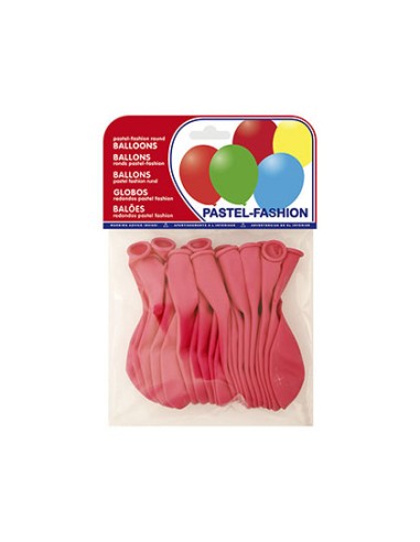 Globo 100% latex biodegradable pastel fucsia...