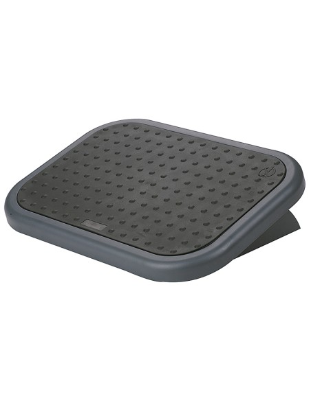 Reposapies ajustable q-connect con alfombrilla caucho 450x330x85 mm