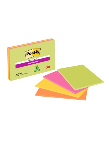 Bloc de notas adhesivas quita y pon post-it...