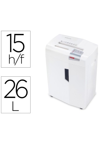 Destructora de documentos hsm shredstar x15...