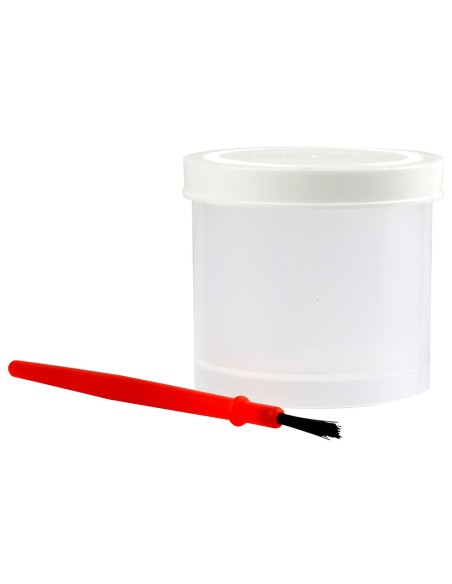 Tempera escolar liderpapel 40 ml caja 7 colores surtidos + pincel
