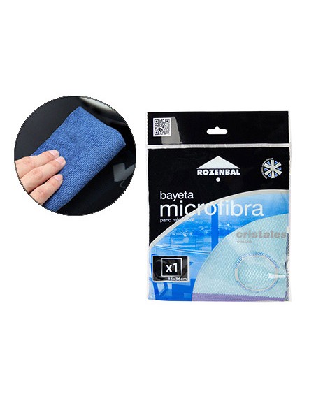 Bayeta microfibra cristales 38x40 cm