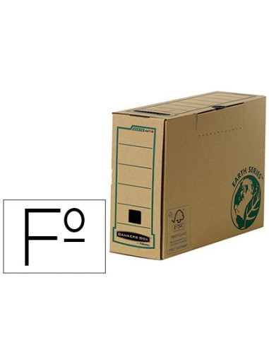 Caja archivo definitivo fellowes folio carton...