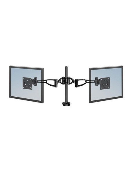 Brazo para monitor plano doble fellowes professional normativa vesa flexible para pantallas hasta 10 kg