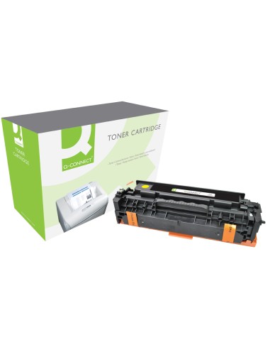 Toner q-connect compatible hp ce412a color...
