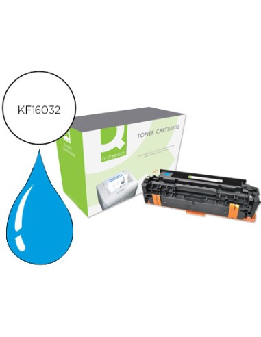 Toner q-connect compatible hp ce411a color...