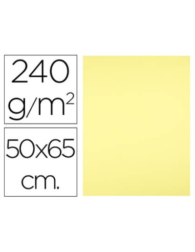 Cartulina liderpapel 50x65 cm 240 g/m2 amarillo...