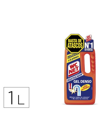 Desatascador de tuberias gel wc net energy...