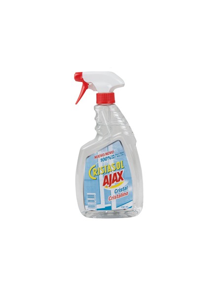 Limpiacristales liquido ajax cristalino con pistola pulverizadora 750 ml