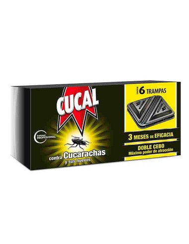 Trampa cucal contra cucarachas y huevos doble...