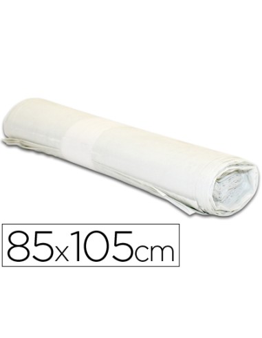 Bolsa basura industrial blanca 85x105cm galga...