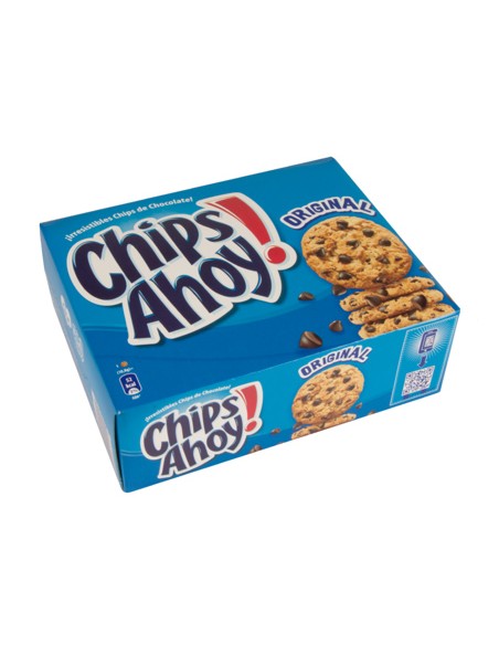 Galleta chips ahoy paquete de 128 g caja de 2 unidades