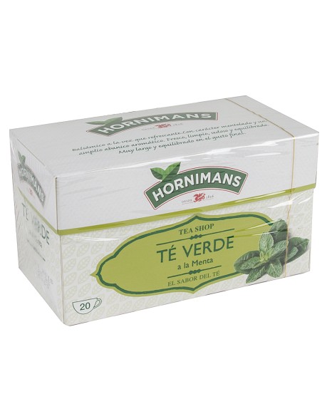 Te verde hornimans a la menta caja de 20 bolsas