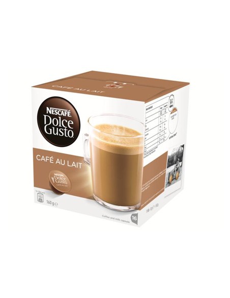 Cafe dolce gusto cafe con leche monodosis caja de 16 unidades