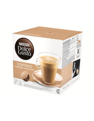 Cafe dolce gusto cortado monodosis caja de 16...