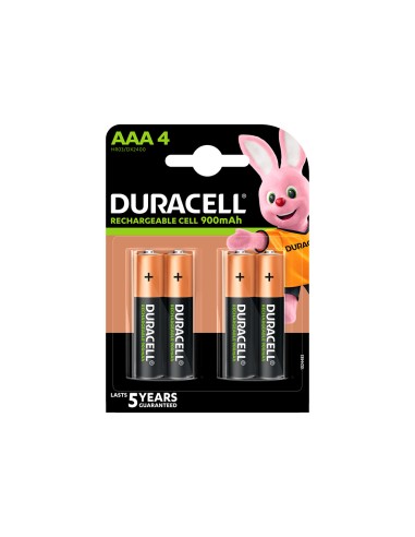 Pila duracell recargable staycharged aaa 900...