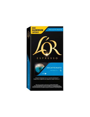 Cafe l'or espresso decaffeinato fuerza 6 caja...