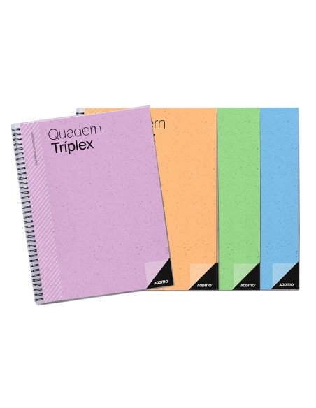 Cuaderno triplex catalan additio evaluacion continua plan semanal tutorias 6 fundastransparentes 225x310 mm