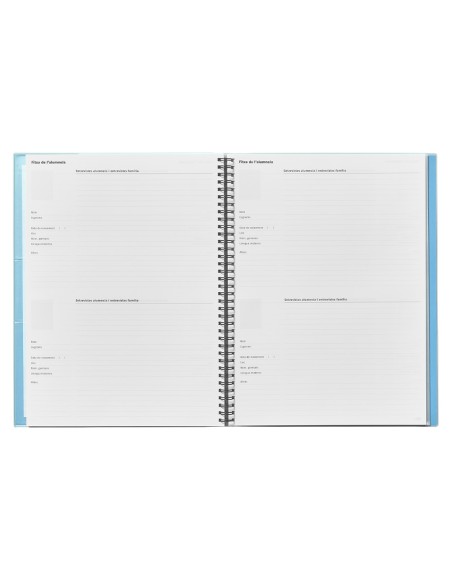Cuaderno triplex catalan additio evaluacion continua plan semanal tutorias 6 fundastransparentes 225x310 mm