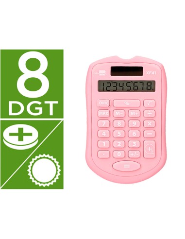 Calculadora liderpapel bolsillo xf41 8 digitos...