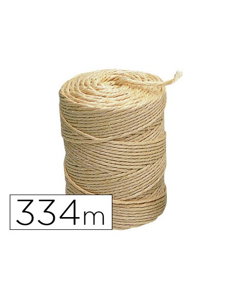 Cuerda sisal liderpapel 3 cabos rollo 2 kg