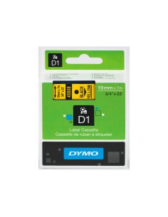 Cinta dymo negro amarillo... 2